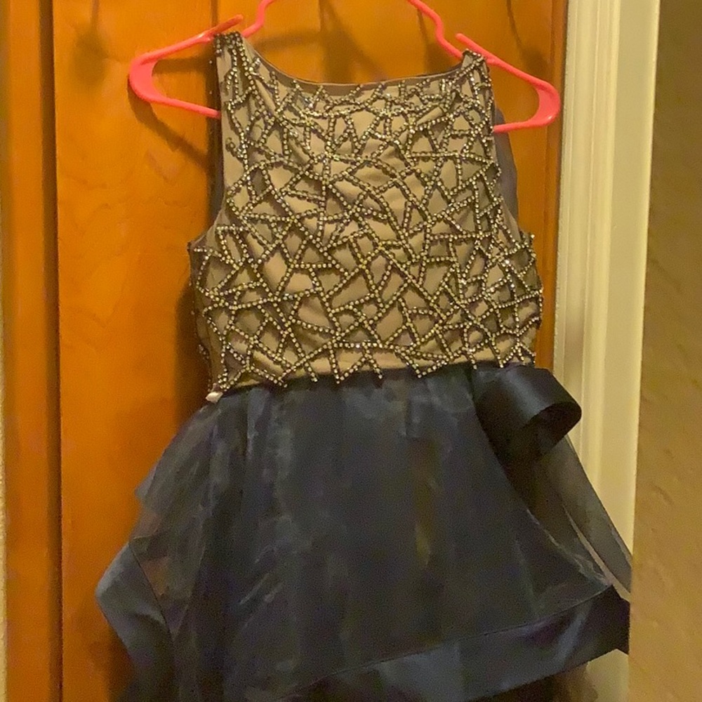 Elegant two piece couture gown